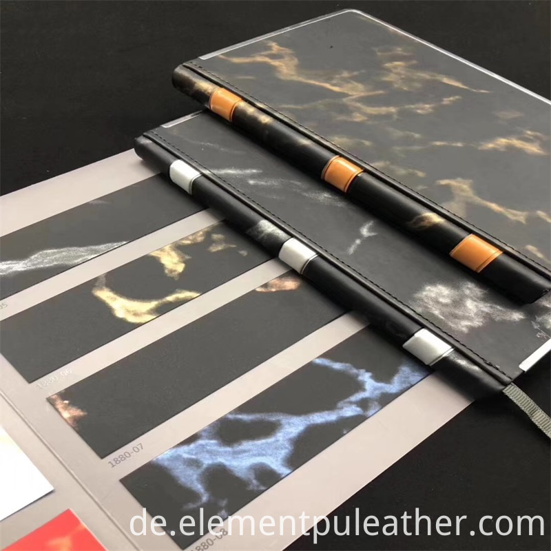 Marmoriertes PVC-Leder für Verpackung Marbling Pvc Leather for Package
